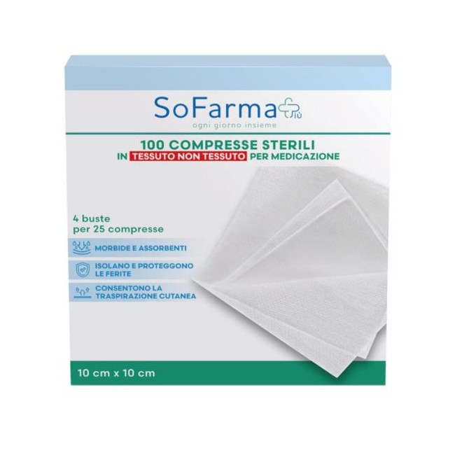 Sofarmapiu' 10x10 Cm 100 Pezzi