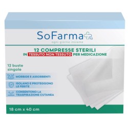 Compressa In Tnt Sofarmapiu' 18x40 Cm 12 Pezzi