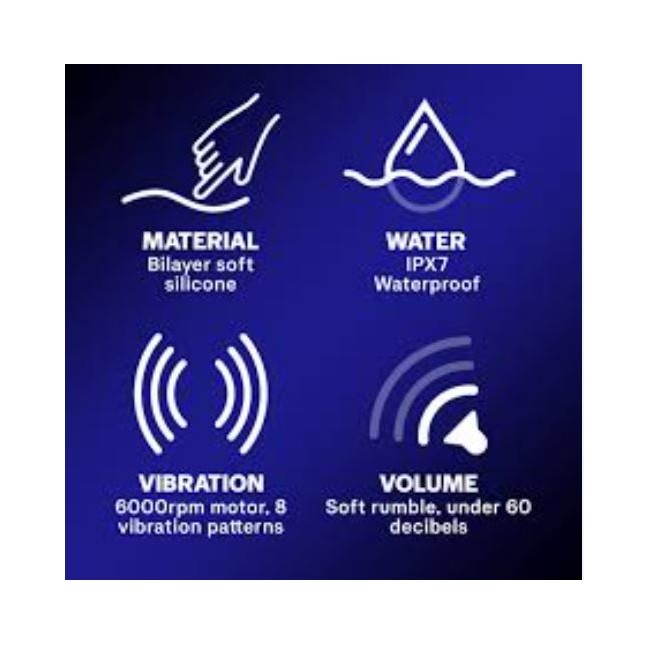 Durex vibratore soft USB ricaricabile waterproof 1 pezzo Durex vibratore soft USB ricaricabile waterproof 1 pezzo