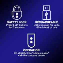 Durex vibratore soft USB ricaricabile waterproof 1 pezzo