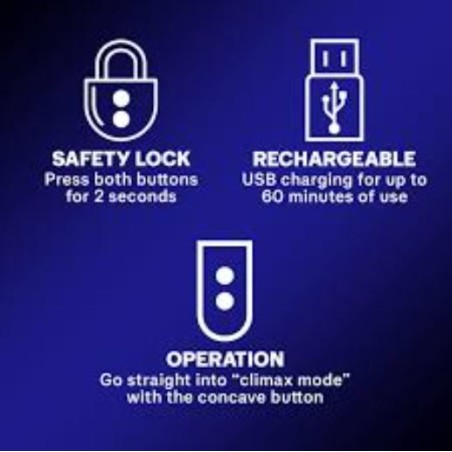 Durex vibratore soft USB ricaricabile waterproof 1 pezzo