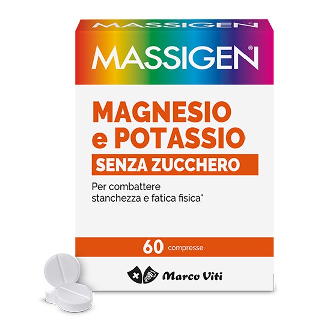 Massigen magnesio potassio integratore 60 compresse Massigen magnesio potassio integratore 60 compresse