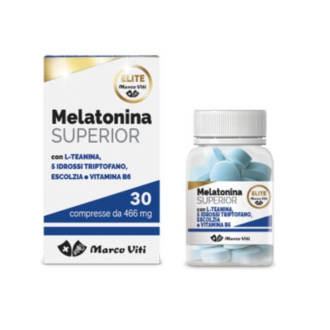 Marco Viti Farmaceutici Melatonina Superior integratore 30 Compresse