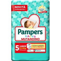 Pampers Baby Dry Pannolino Mutandina Junior Small