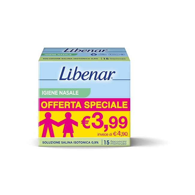 Perrigo Soluzione Isotonica Libenar 15 Flaconcini 5 Ml