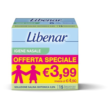 Perrigo Soluzione Isotonica Libenar 15 Flaconcini 5 Ml