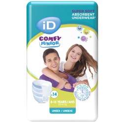 Serenity Id Comfy Pants Night 24-47 Kg 8-15 Anni Small 14 Pezzi