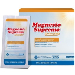 Natural Point Magnesio Supremo Potassio+ integratore 24 Bustine