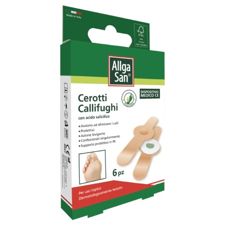 Naturwaren Cerotto Callifugo Allgasan 6 Pezzi Naturwaren Cerotto Callifugo Allgasan 6 Pezzi