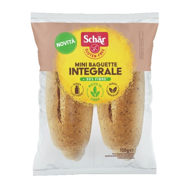 Dr. Schar Schar Mini Baguette Integrale 4 Pezzi X 37,5 G Dr. Schar Schar Mini Baguette Integrale 4 Pezzi X 37,5 G