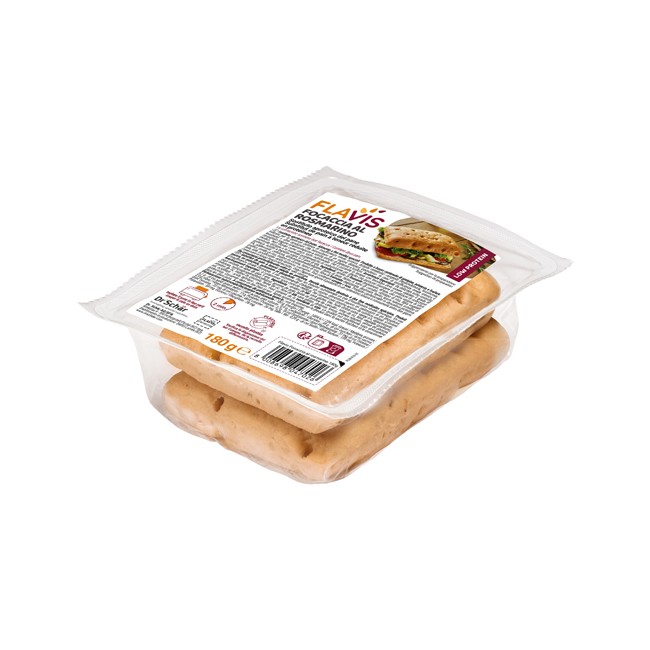 Dr. Schar Flavis Focaccia Rosmarino 2 Pezzi Da 90 Grammi Dr. Schar Flavis Focaccia Rosmarino 2 Pezzi Da 90 Grammi