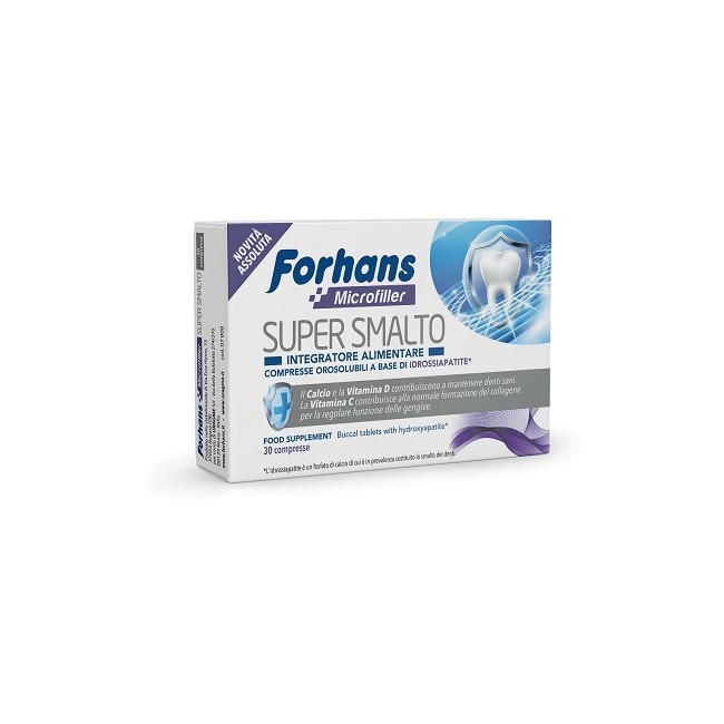 Forhans Microfiller Super Smalto 30 Compresse Orosolubili