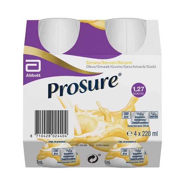 Abbott Prosure Banana 4 Bottiglie 220 Ml