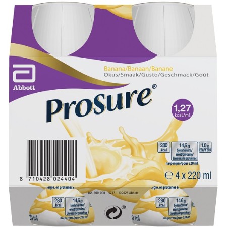 Abbott Prosure Banana 4 Bottiglie 220 Ml