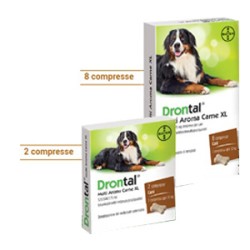 Drontal Multi Aroma Carne Xl 525/504/175 Mg 8 Compresse