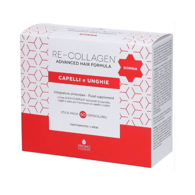 Re-collagen donna capelli ed unghie