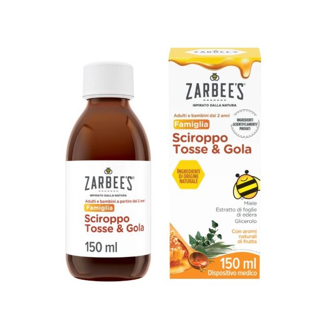 Zarbee's Tosse Gola Sciroppo 150 Ml
