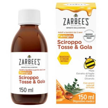 Zarbee's Tosse Gola Sciroppo 150 Ml