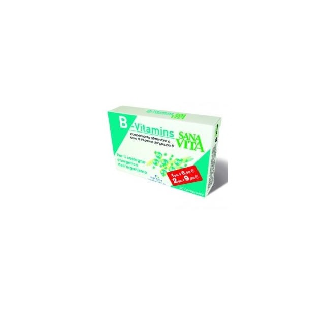 Sanavita B-vitamins 30 Compresse Sanavita B-vitamins 30 Compresse