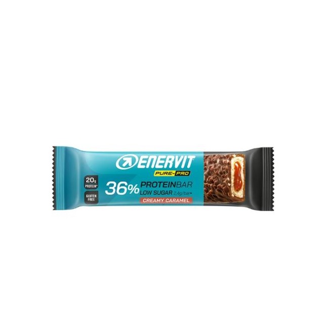 Enervit Pure Pro Bar 36% Caramel 55 Grammi Enervit Pure Pro Bar 36% Caramel 55 Grammi
