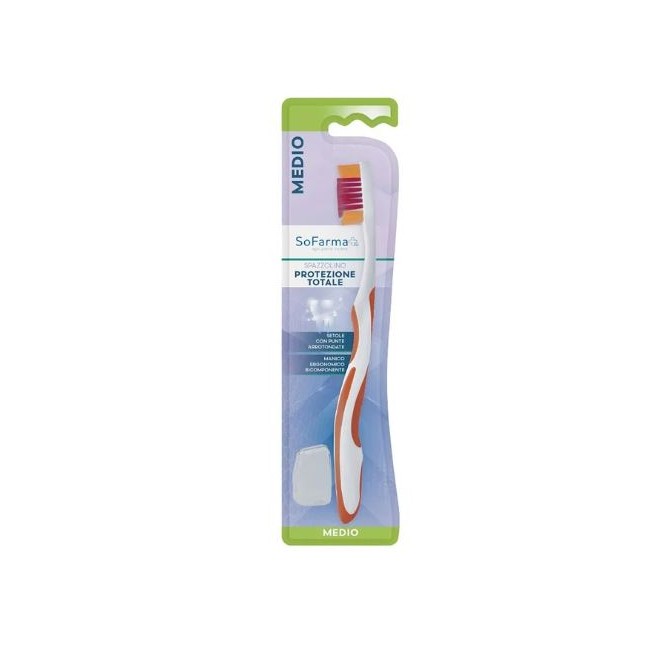 Sofarmapiu' Spazzolino Total Protection Setole Medie