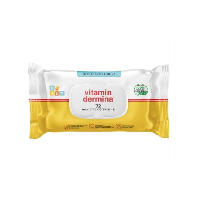 Vitamindermina Salviette Detergenti 72 Pezzi