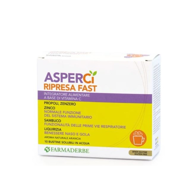 Asper Ci Ripresa Fast 10 Bustine 5 G