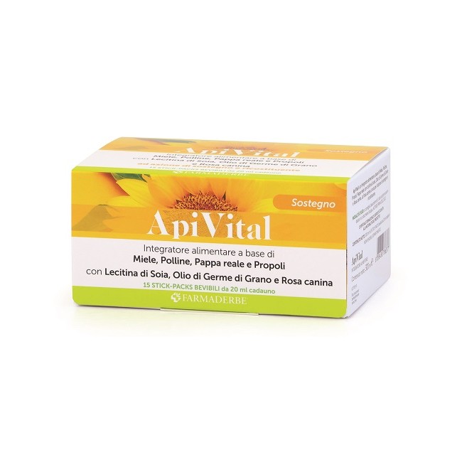Apivital 15 Stick Pack Da 20 Ml Apivital 15 Stick Pack Da 20 Ml