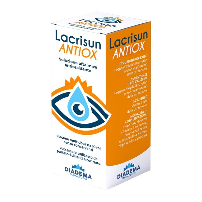 Lacrisun Antiox Soluzione Oftalmica Antiossidante Occhi 10ml