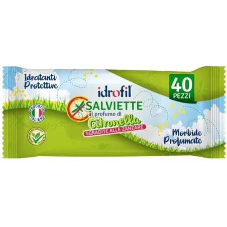 Salviettine Citronella 40 Pezzi