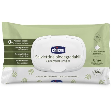 Chicco Salviette Bio 60 Pezzi Placca