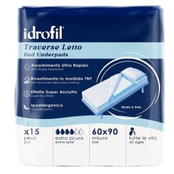 Idrofil Traversa Letto 60x90 Cm 15 Pezzi