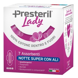 Corman Presteril Lady Assorbenti Notte Super Ali