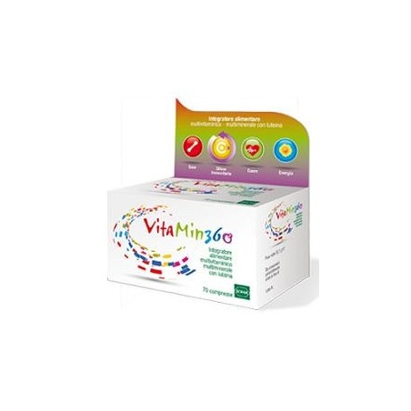 Vitamin 360 Multivitaminico Multiminerale 70 Compresse Astuccio 93,10 G Vitamin 360 Multivitaminico Multiminerale 70 Compresse Astuccio 93,10 G