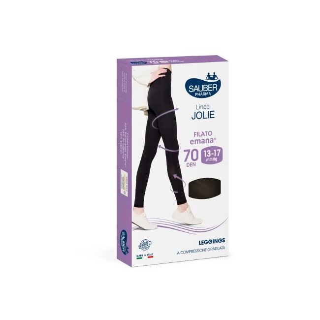 Desa Pharma Calza Sauber Jolie Leggings Emana 70 Nero