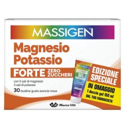 Massigen magnesio e potassio forte 30 bustine