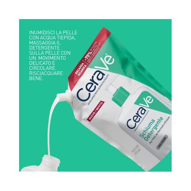 Cerave Refill Schiuma Detergente 473 Ml