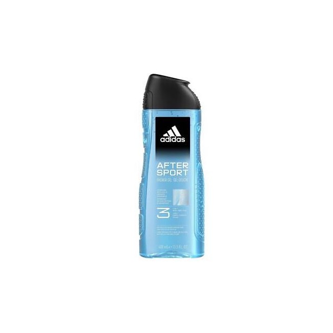 Adidas after sport Shower gel bagnoschiuma 3 in 1 400ml