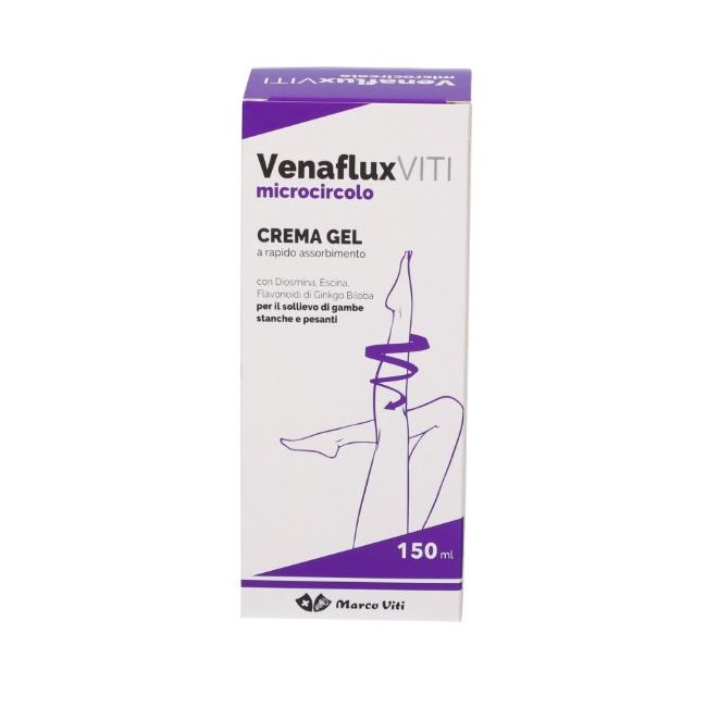 Venaflux viti crema gel per gambe stanche e pensanti 150 ml Venaflux viti crema gel per gambe stanche e pensanti 150 ml