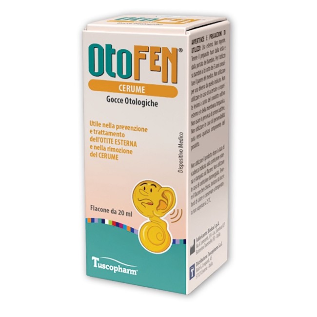 Tuscopharm Otofen Cerume Gocce Otologiche 20 Ml Tuscopharm Otofen Cerume Gocce Otologiche 20 Ml