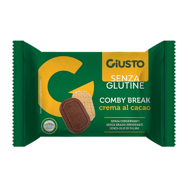 Giusto Senza Glutine Comby Break Crema Cacao Giusto Senza Glutine Comby Break Crema Cacao