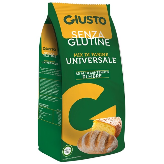 Giusto Senza Glutine Mix Di Farine Universale Giusto Senza Glutine Mix Di Farine Universale
