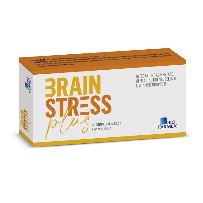 Biofarmex Brainstress Plus integratore 30 Compresse Biofarmex Brainstress Plus integratore 30 Compresse