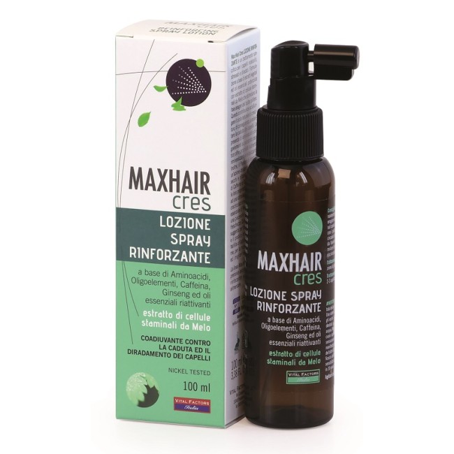 Maxhair cres lozione spray rinforzante 100ml Maxhair cres lozione spray rinforzante 100ml