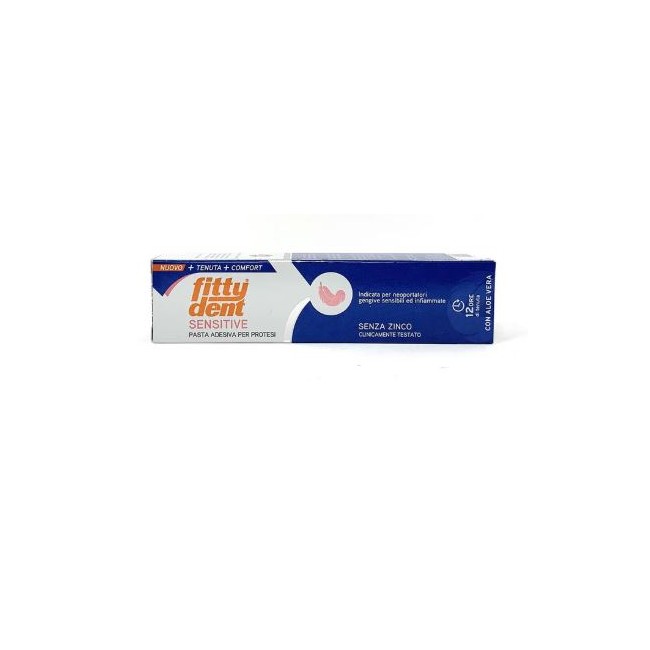 Fittydent Ultra 3 pasta adesiva con aloe vera e mirra 40 Ml Fittydent Ultra 3 pasta adesiva con aloe vera e mirra 40 Ml