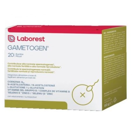 4 Confezioni di Laborest Gametogen 20 Bustine