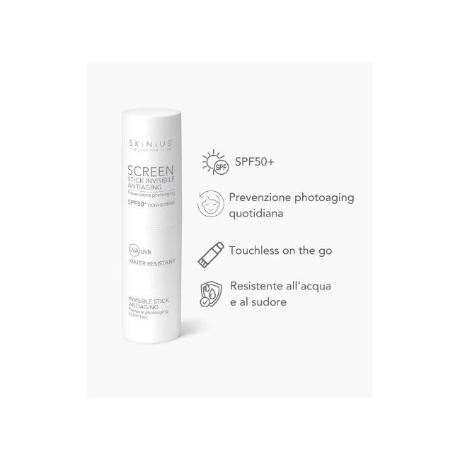 Skinius Screen Stick Invisibile Antiaging Spf50+ Skinius Screen Stick Invisibile Antiaging Spf50+