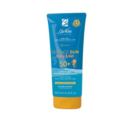 Bionike Defence Sun 50+ Baby&kid Latte Fluido