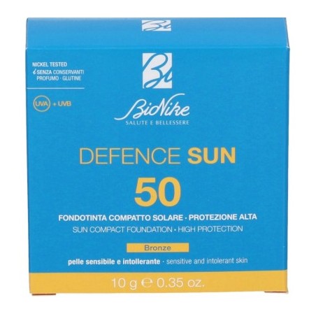 Defence Sun 50 Fondotinta Compatto N2 Bronzo