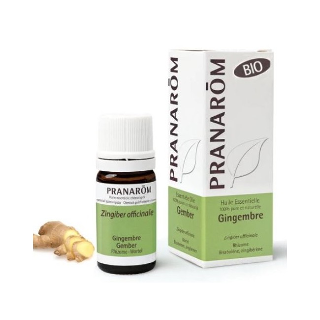 Pranarom Zenzero Rizoma Olio Essenziale Bio